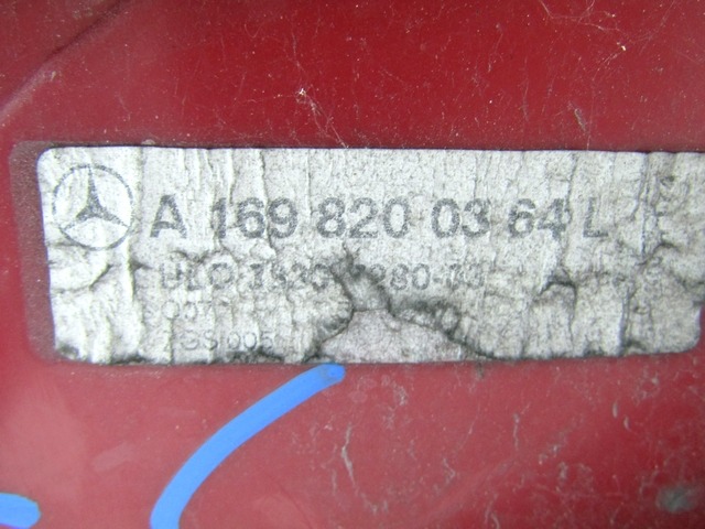 A1698200364 FARO FANALE POSTERIORE SINISTRO MERCEDES CLASSE A 180 W169 2.0 D 80KW AUT 5P (2007) RICAMBIO USATO 