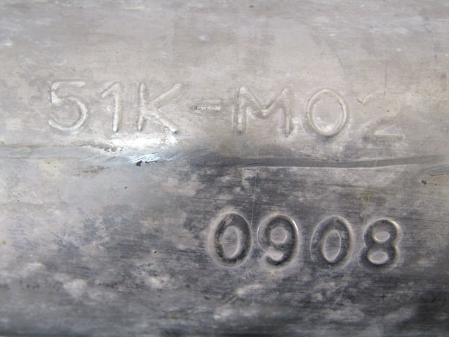 51K-M02 MARMITTA TUBO DI SCARICO CON SILENZIATORE CENTRALE OPEL AGILA 1.2 B 63KW 5M 5P (2009) RICAMBIO USATO 
