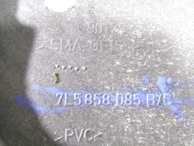 7L5858085 RIVESTIMENTO MASCHERINA PORTASTRUMENTI CENTRALE CRUSCOTTO PORSCHE CAYENNE TURBO 4.5 331KW AUT B 5P (2004) RICAMBIO USATO 