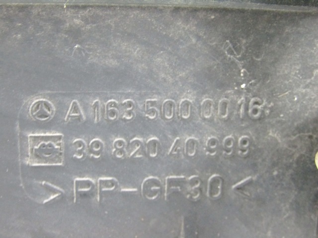A1635000016 SCATOLA FILTRO ARIA MERCEDES ML 270 W163 2.7 D 120KW AUT 5P (2004) RICAMBIO USATO 