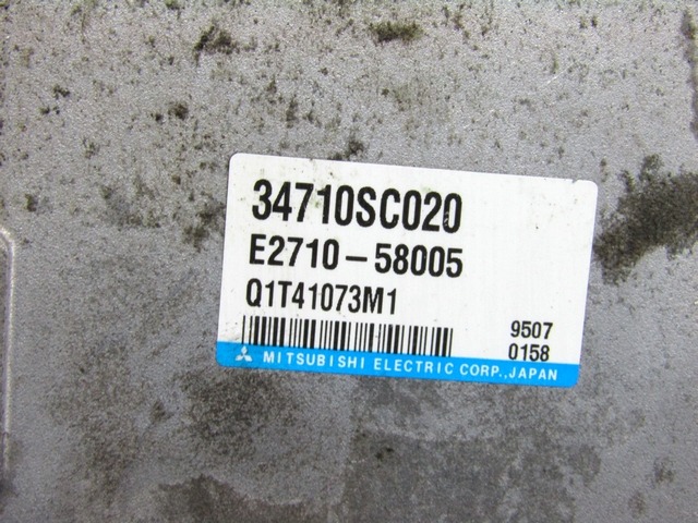 34710SC020 CENTRALINA SERVOSTERZO SUBARU FORESTER 2.0 G 4X4 110KW AUT 5P (2010) RICAMBIO USATO 