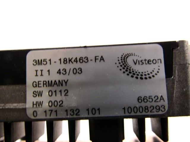 3M51-18K463-FA RADIATORE RISCALDAMENTO ELETTRICO FORD FOCUS C-MAX 1.6 D 80KW 5M 5P (2004) RICAMBIO USATO 