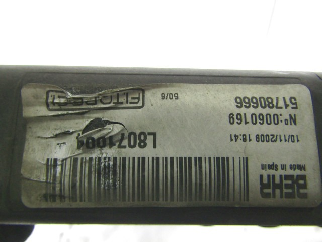 51780666 RADIATORE ACQUA CITROEN NEMO 1.4 D 50KW 5M 5P (2010) RICAMBIO USATO CON SUPPORTI DANNEGGIATI (VEDI FOTO) 
