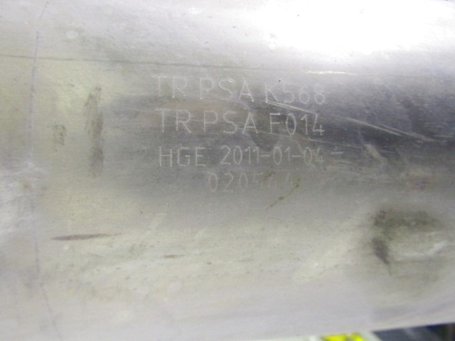 TRPSAK568 MARMITTA TUBO DI SCARICO CON FILTRO ANTIPARTICOLATO FAP E SILENZIATORE TERMINALE CITROEN C5 2.0 103KW 5P D 6M (2011) RICAMBIO USATO 