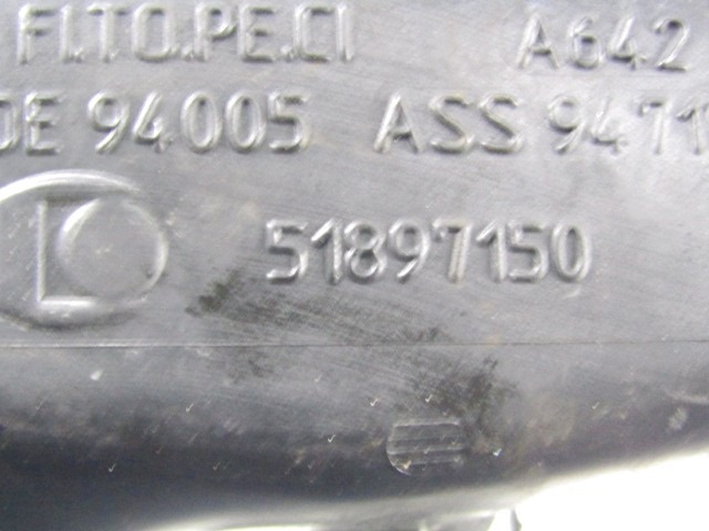 51897150 MANICOTTO TUBO ASPIRAZIONE FILTRO ARIA FIAT FIORINO 1.3 D 70KW 5M 2P (2013) RICAMBIO USATO 