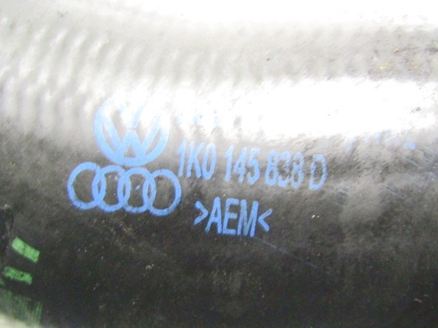 1K0145838D MANICOTTO TUBO ALTAPRESSIONE INTERCOOLER VOLKSWAGEN GOLF PLUS 2.0 D 103KW 6M 5P (2007) RICAMBIO USATO 