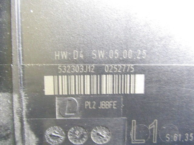 61359119495 CENTRALINA BODY COMPUTER BMW SERIE 3 325 I E92 2.5 B 160KW 6M 3P (2006) RICAMBIO USATO 