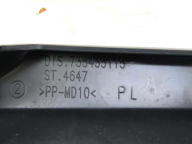 735435115 TUNNEL CENTRALE PARTE POSTERIORE FIAT 500 1.3 55KW 3P D 5M (2008) RICAMBIO USATO