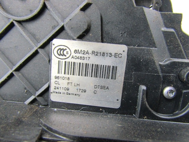 6M2A-R21813-EC CHIUSURA SERRATURA PORTA ANTERIORE SINISTRA FORD MONDEO 2.0 103KW 5P D AUT (2009) RICAMBIO USATO