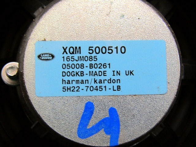 XQM500510 CASSA ALTOPARLANTE PORTA POSTERIORE LAND ROVER RANGE ROVER SPORT 2.7 D 4X4 140KW AUT 5P (2008) RICAMBIO USATO 5H22-70451-LB