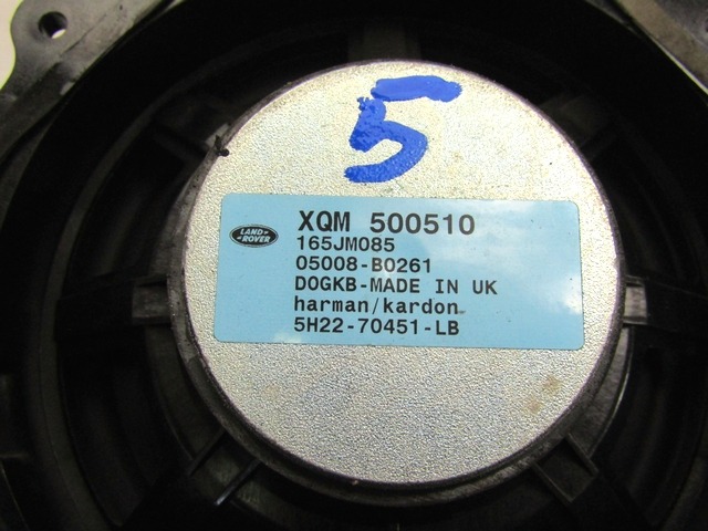 XQM500510 CASSA ALTOPARLANTE PORTA POSTERIORE LAND ROVER RANGE ROVER SPORT 2.7 D 4X4 140KW AUT 5P (2008) RICAMBIO USATO 5H22-70451-LB