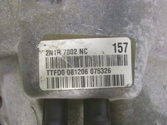 2N1R7002NC CAMBIO MECCANICO FORD FUSION 1.4 B 59KW 5M 5P (2007) RICAMBIO USATO 98WT-7F096-AC 