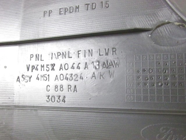 4M51-A04324-AKW RIVESTIMENTO PLASTICA INFERIORE CRUSCOTTO LATO SINISTRO GUIDA FORD FOCUS 1.6 D 66KW 5M 5P (2007) RICAMBIO USATO 