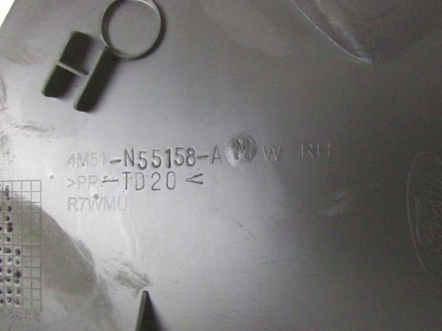 4M51-N55158-AMW RIVESTIMENTO POSTERIORE SUPERIORE BAGAGLIAIO LATO DESTRO FORD FOCUS 1.6 D 66KW 5M 5P (2007) RICAMBIO USATO 