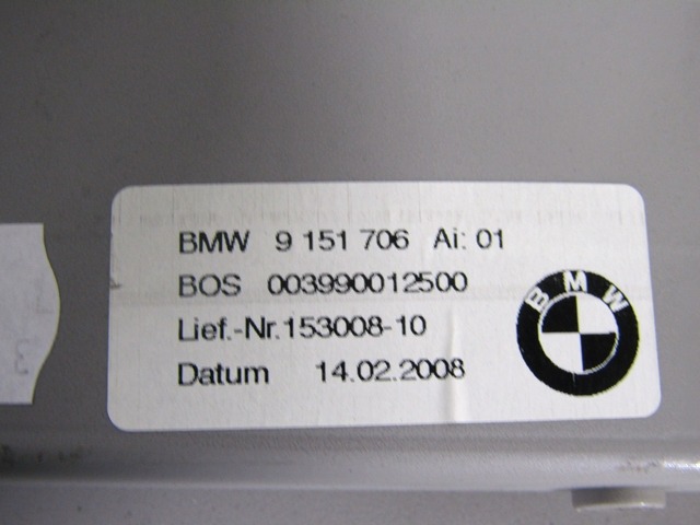 9151706 RIVESTIMENO MONTANTE INTERNO POSTERIORE SUPERIORE DESTRO BMW SERIE 3 320 D E91 2.0 D 130KW AUT 5P (2008) RICAMBIO USATO 