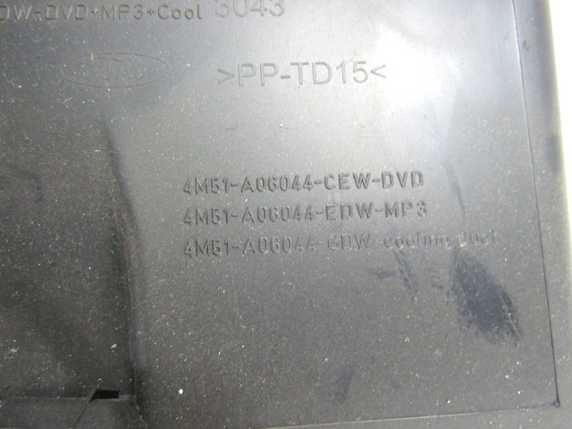 4M51-A06044-AEW CASSETTO PORTAOGGETTI CRUSCOTTO LATO DESTRO FORD FOCUS SW 1.6 D 66KW 5M 5P (2008) RICAMBIO USATO 