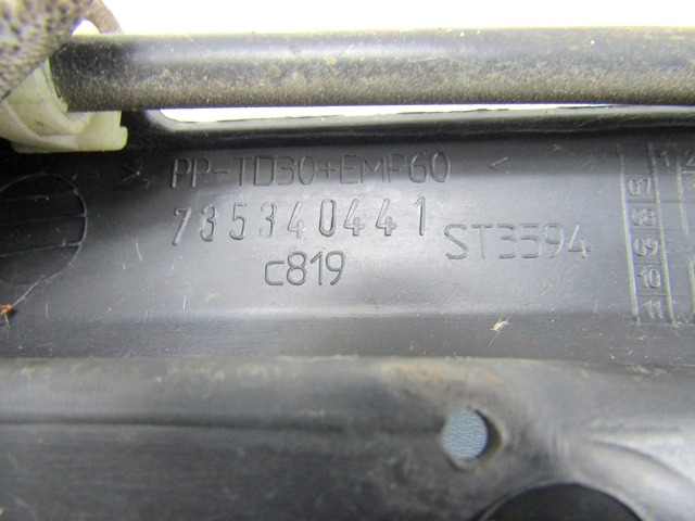 735340441 GRIGLIA SOTTOPARABREZZA FIAT PANDA 1.2 B 44KW 5M 5P (2005) RICAMBIO USATO 