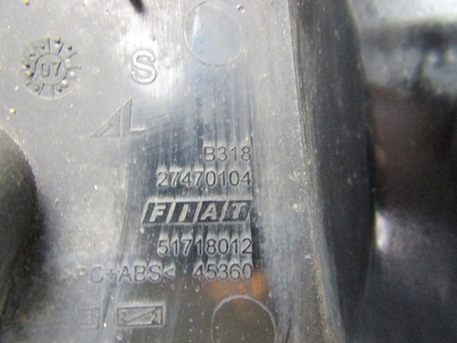 51718012 FARO FANALINO RETRONEBBIA POSTERIORE SINISTRO FIAT GRANDE PUNTO 1.2 B 48KW 5M 5P (2008) RICAMBIO USATO 