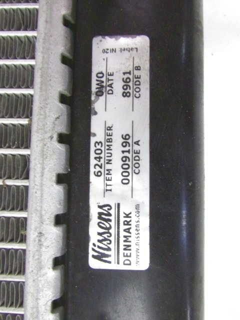 ZL0115200D RADIATORE ACQUA MAZDA 323 F 1.5 B 65KW 5M 5P (2000) RICAMBIO USATO 