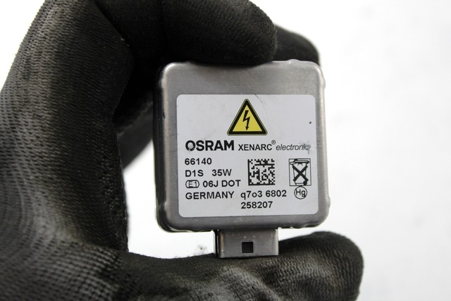 66140 LAMPADA XENON OSRAM XENARC AUDI A3 2.0 D 4X4 125KW 6M 3P (2006) RICAMBIO USATO 