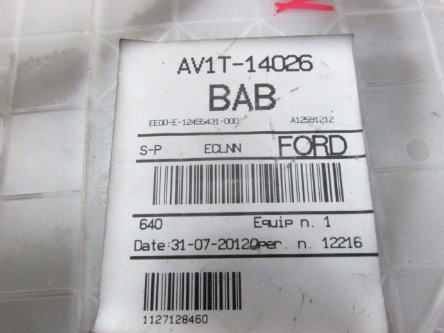AV1T-14026-BAB TELAIO CABLAGGIO PORTA POSTERIORE DESTRA FORD B-MAX 1.6 D 70KW 5M 5P (2013) RICAMBIO USATO 
