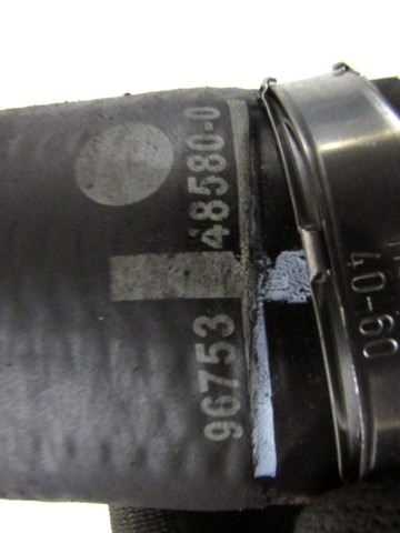 9675348580 MANICOTTO TUBO ALTAPRESSIONE INTERCOOLER CITROEN C3 1.4 D 50KW 5M 5P (2013) RICAMBIO USATO 