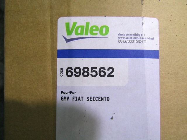 698562 ELETTROVENTOLA VALEO FIAT 600 1.1 B 5M 3P 40KW (2008) RICAMBIO USATO 