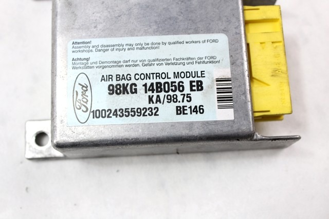 98KG-14B056-EB CENTRALINA AIRBAG FORD KA 1.3 44KW 3P B 5M (1999) RICAMBIO USATO