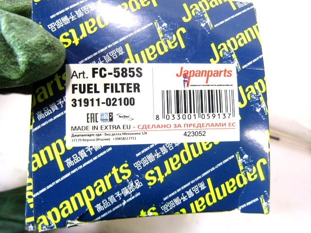 FC-585S FILTRO CARBURANTE JAPANPARTS  HYUNDAI ATOS 1.0 B RICAMBIO NUOVO