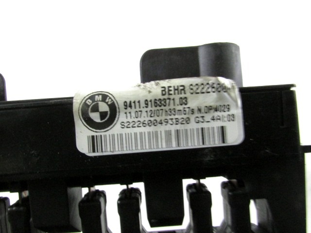 94119163371 RADIATORE RISCALDAMENTO ELETTRICO BMW 520D F11 2.0 135KW 5P D AUT (2012) RICAMBIO USATO 