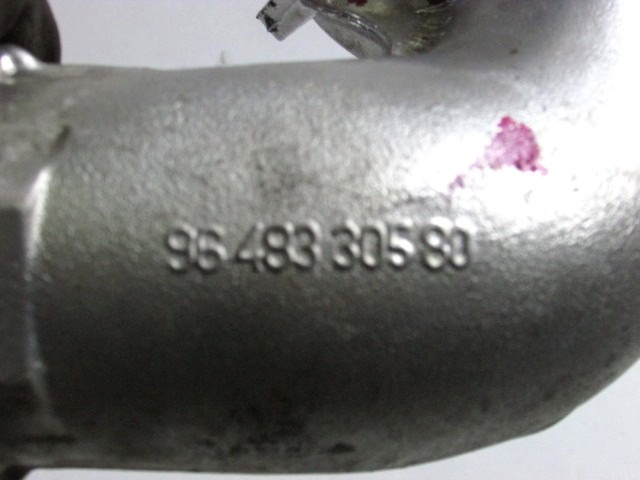 9648330580 MANICOTTO TUBO ALTAPRESSIONE INTERCOOLER CITROEN XSARA PICASSO 2.0 D 66KW 5M 5P (2006) RICAMBIO USATO 