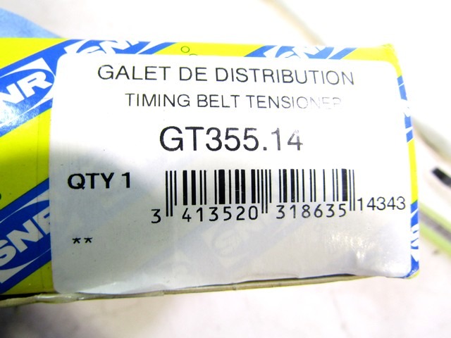 GT355.14 PULEGGIA TENDICINGHIA DENTATA SNR JEEP CHEROKEE 2.1 TD 64 KW RICAMBIO NUOVO