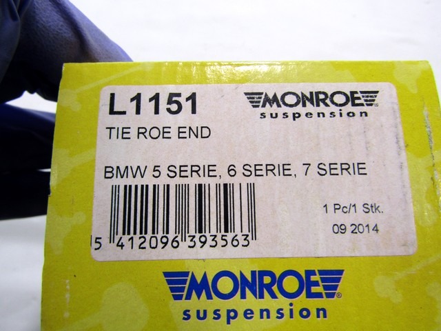 L1151 TESTINA TIRANTE BRACCETTO SCATOLA STERZO MONROE BMW E28 535 I 3.4 B 162 KW RICAMBIO NUOVO 