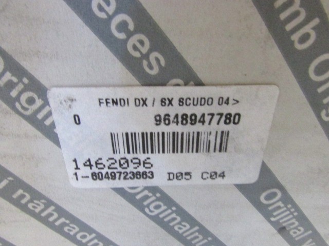 9648947780 PROIETTORE FARO FANALINO FENDINEBBIA ANTERIORE DESTRO CITROEN C3 1.4 50KW 5P D 5M (2006) RICAMBIO NUOVO