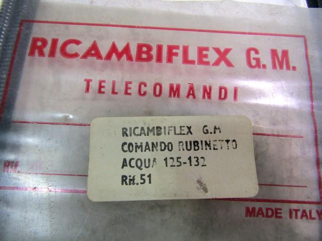 CAVO COMANDO RUBINETTO ACQUA RICAMBIFLEX G.M. FIAT 132 GLS 2.0 B RICAMBIO NUOVO (COMPATIFILE CON FIAT 125)