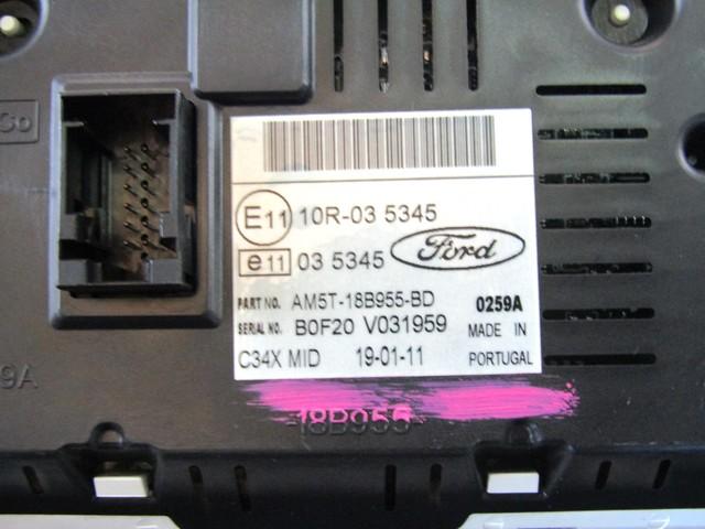 AM5T-18B955-BD DISPLAY COMPUTER DI BORDO FORD FOCUS 1.6 D 85KW 6M 5P (2011) RICAMBIO USATO 