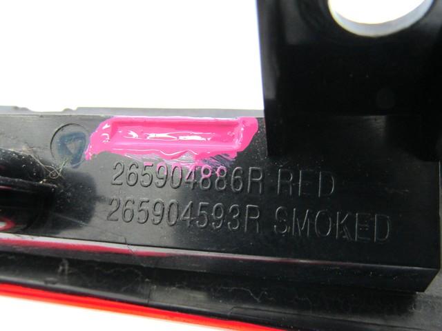 265904886R TERZO STOP RENAULT CLIO 1.5 D 55KW 5M 5P (2013) RICAMBIO USATO 