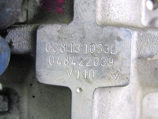 038131063D RACCORDO VALVOLA EGR BY PASS VOLKSWAGEN NEW BEETLE 1.9 D 74KW 5M 2P (2004) RICAMBIO USATO 