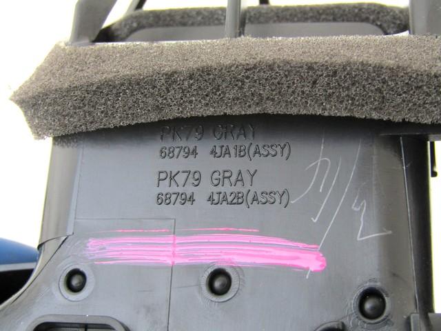 687944JA1B BOCCHETTE AERAZIONE TUNNEL CENTRALE POSTERIORE NISSAN X-TRAIL T32 R 1.6 D 4X4 96KW 6M 5P (2018) RICAMBIO USATO 