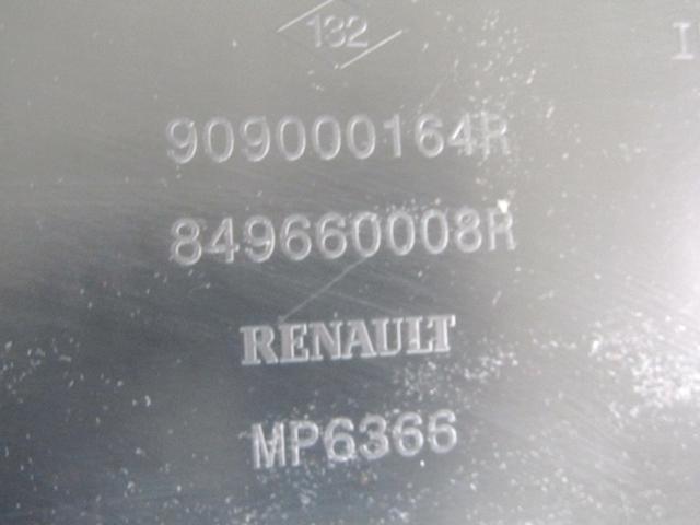 849660008R RIVESTIMENTO PANNELLO INTERNO PORTELLONE COFANO POSTERIORE BAULE RENAULT MEGANE SCENIC 1.5 D 81KW 6M 5P (2012) RICAMBIO USATO