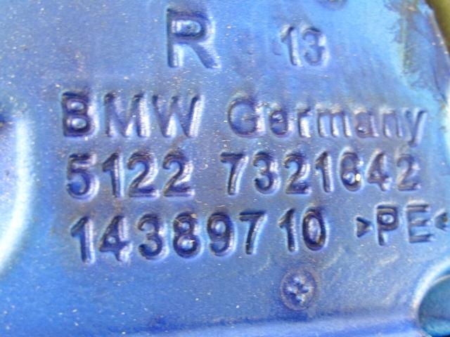 51210445184 MANIGLIA ESTERNA PORTA POSTERIORE DESTRA BMW SERIE 1 116D F20 LCI 1.5 D 85KW 6M 5P (2015) RICAMBIO USATO