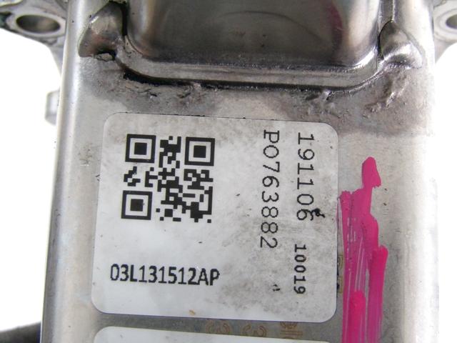 03L131512AP RADIATORE SCARICO GAS EGR VOLKSWAGEN GOLF 6 1.6 D 77KW AUT 5P (2011) RICAMBIO USATO