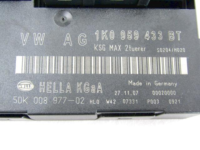 1K0959433BT CENTRALINA COMFORT SEAT LEON 1.9 77KW 5P D AUT (2007) RICAMBIO USATO