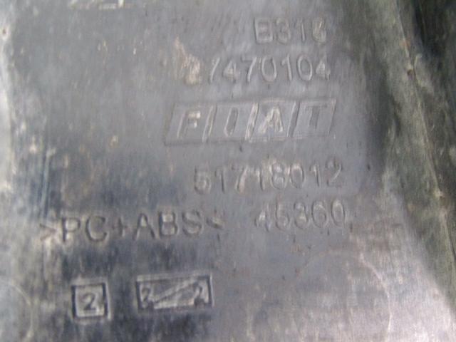 51718012 FARO FANALE RETRONEBBIA POSTERIORE SINISTRO FIAT GRANDE PUNTO 1.3 D 55KW 5M 5P (2005) RICAMBIO USATO