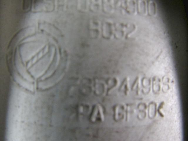 735244963 PLAFONIERA LUCE INTERNA ABITACOLO FIAT GRANDE PUNTO 1.4 B 57KW 5M 5P (2006) RICAMBIO USATO