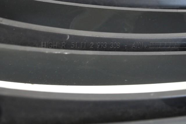 51112993308 GRIGLIA MASCHERINA RENE PARAURTI ANTERIORE LATO DESTRO BMW X1 E84 2.0 D 4X4 105KW 6M 5P (2011) RICAMBIO USATO