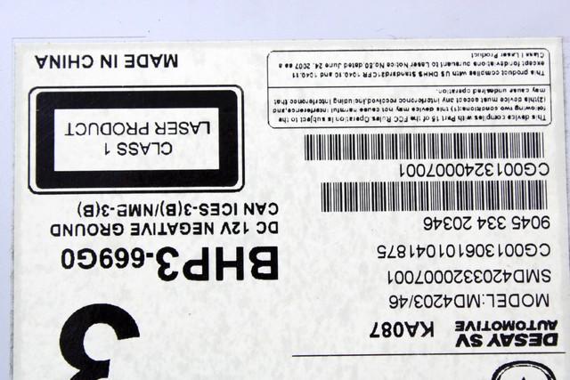 BHP3-669G0 LETTORE CD MAZDA 3 2.2 D 110KW 5M 5P (2013) RICAMBIO USATO
