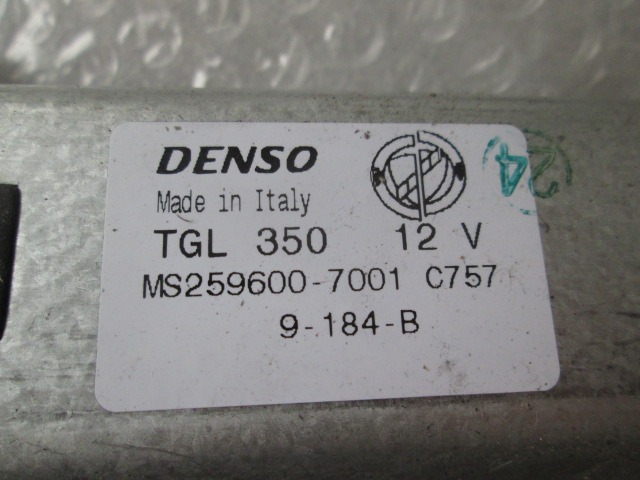 MS259600 MOTORINO TERGILUNOTTO DENSO FIAT PANDA CROSS 1.2 M 44KW 5M 5P (2009) RICAMBIO USATO -7001 C757 9-184-B