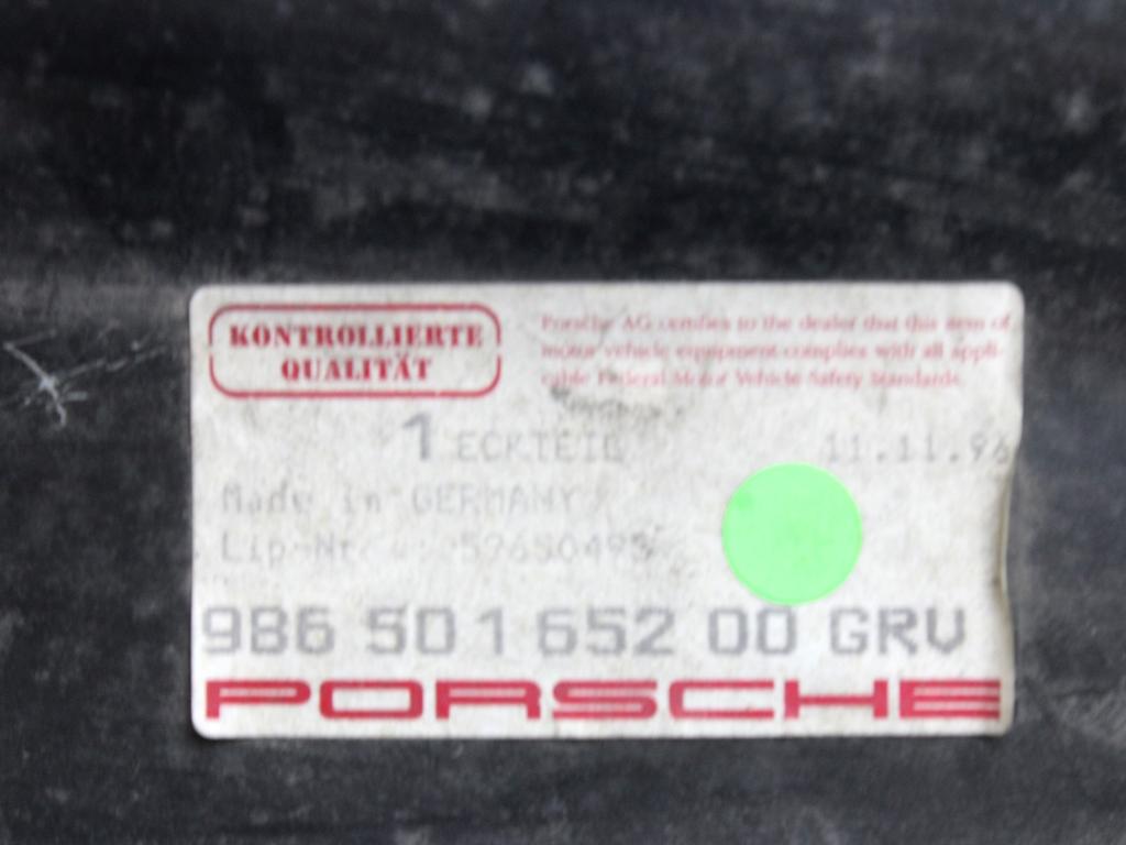 98650165200 LAMIERA RIVESTIMENTO INTERNO POSTERIORE DESTRO PORSCHE BOXTER S 3.2 (2001) RICAMBIO NUOVO
