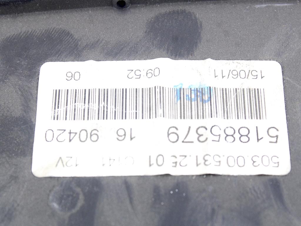 51885379 QUADRO STRUMENTI CONTACHILOMETRI FIAT PANDA VAN 1.3 D 55KW 5P 5M (2011) RICAMBIO USATO